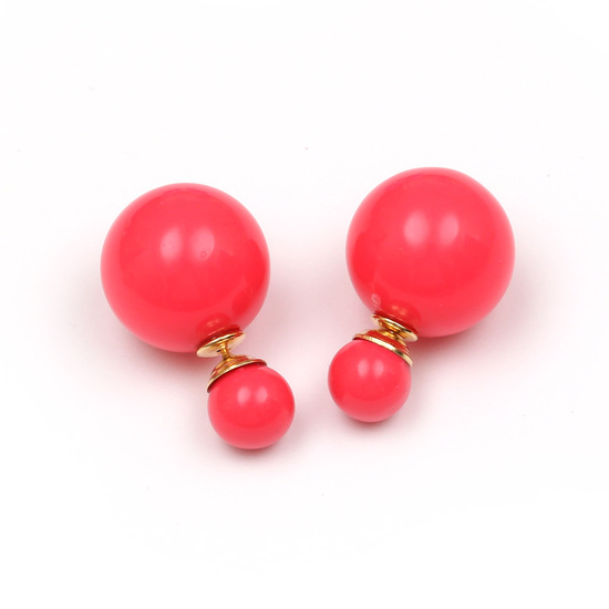 Perlen aus Kunstharz in pink