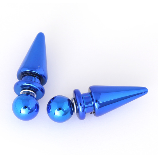 Blaue Ohrkegel Imitation aus CCB-Acryl